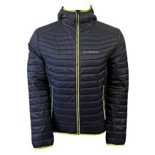 Nowa męska kurtka puchowa Black Crevice Padded Jacket Navy Lime, rozmiar L