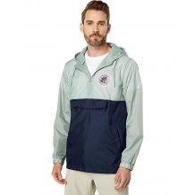 NOWA MĘSKA KURTKA VANS MN SUMMER CAMP WINDBREAKER GREEN MILIEU/DRESS BLUES ROZMIAR M