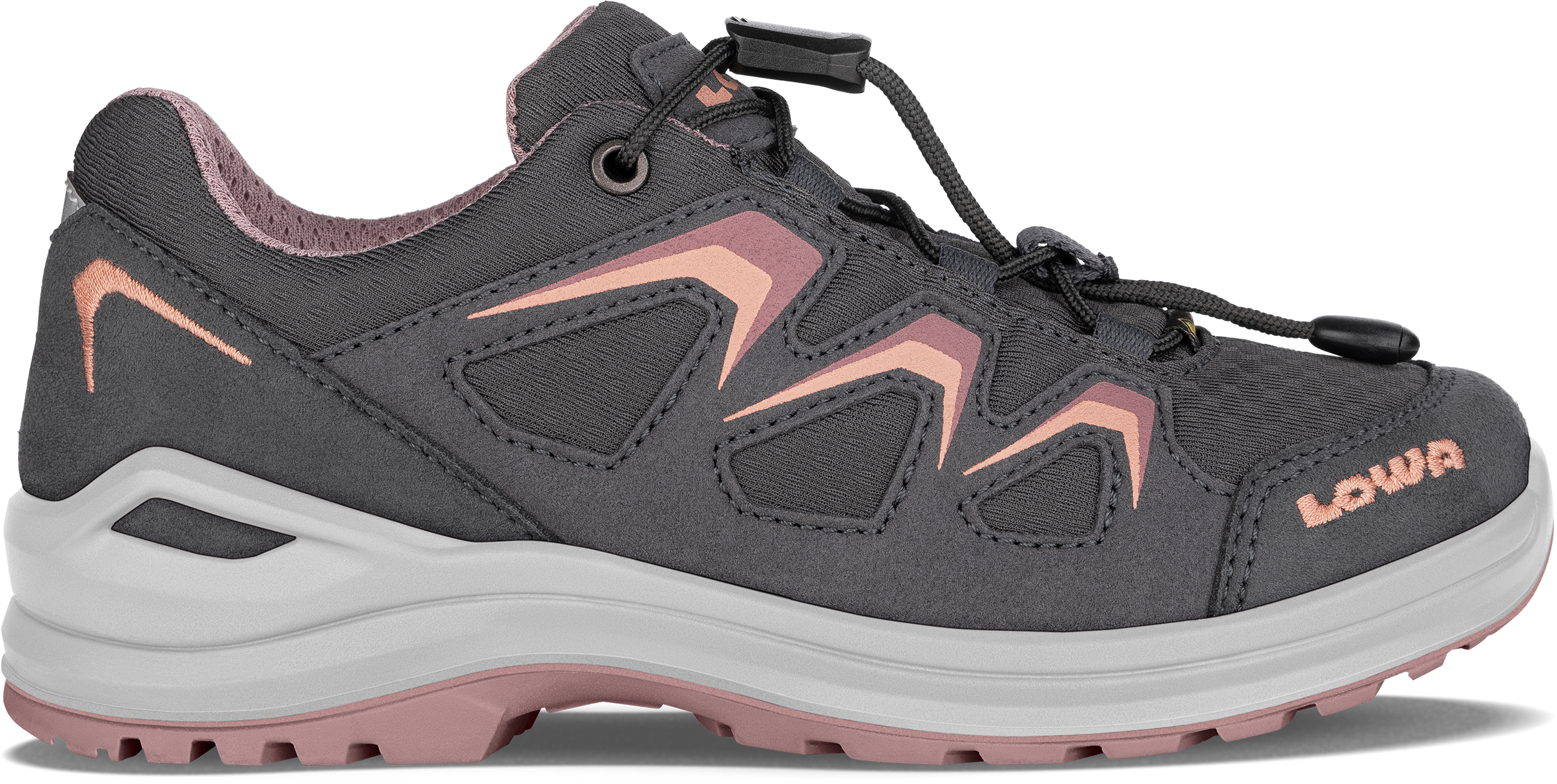 NOWE BUTY LOWA INNOX EVO GTX LO JR GRAPHITE/ROSE ROZMIAR 39/243MM