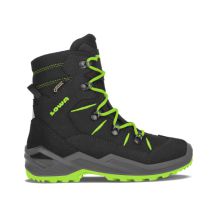 NOWE DZIECIĘCE BUTY LOWA RUFUS GTX BLACK/LIME ROZMIAR 31/19,5CM