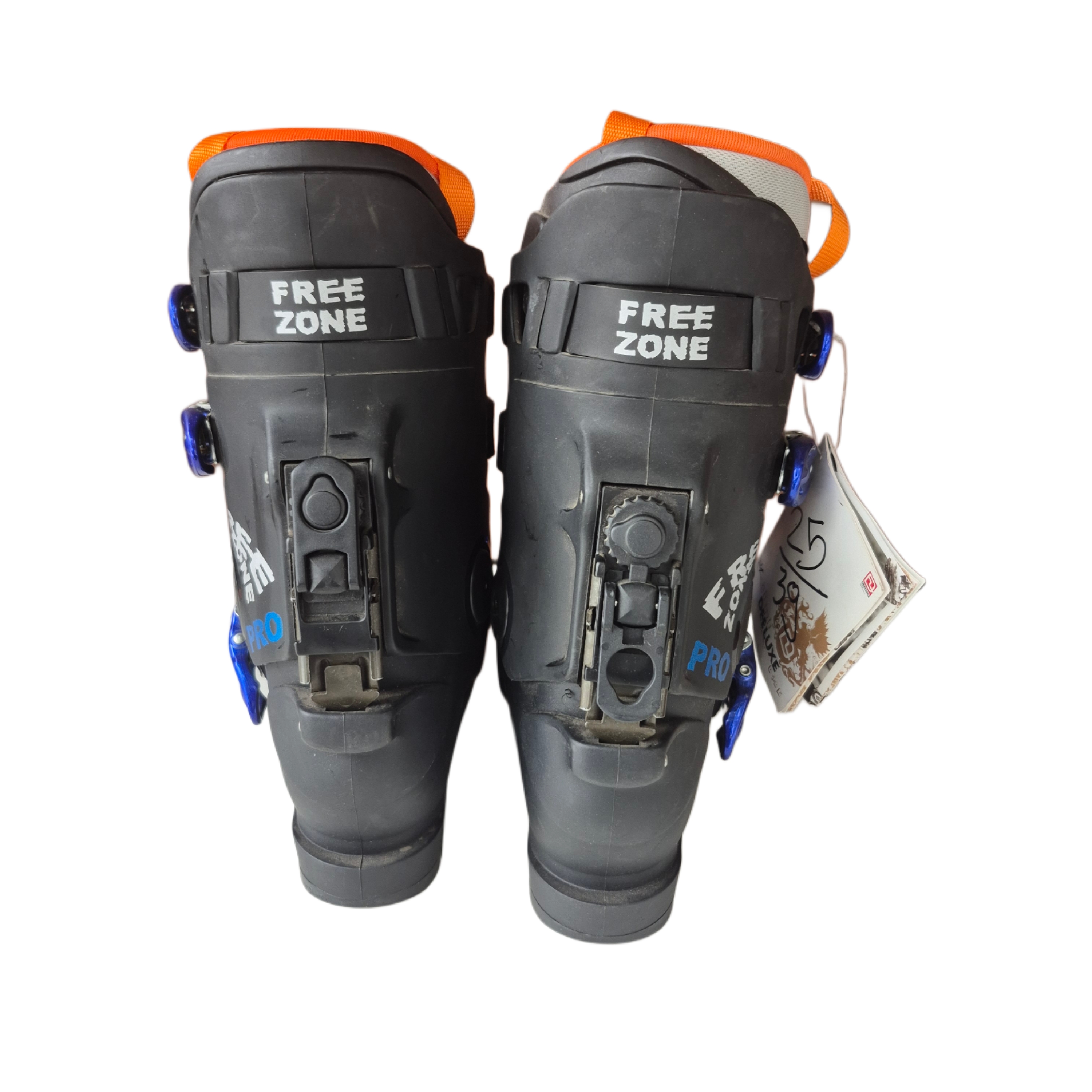 NOWE BUTY NARCIARSKIE HYBRYDOWE DEELUXE FREE ZONE BLACK/BLUE ROZMIAR 25CM