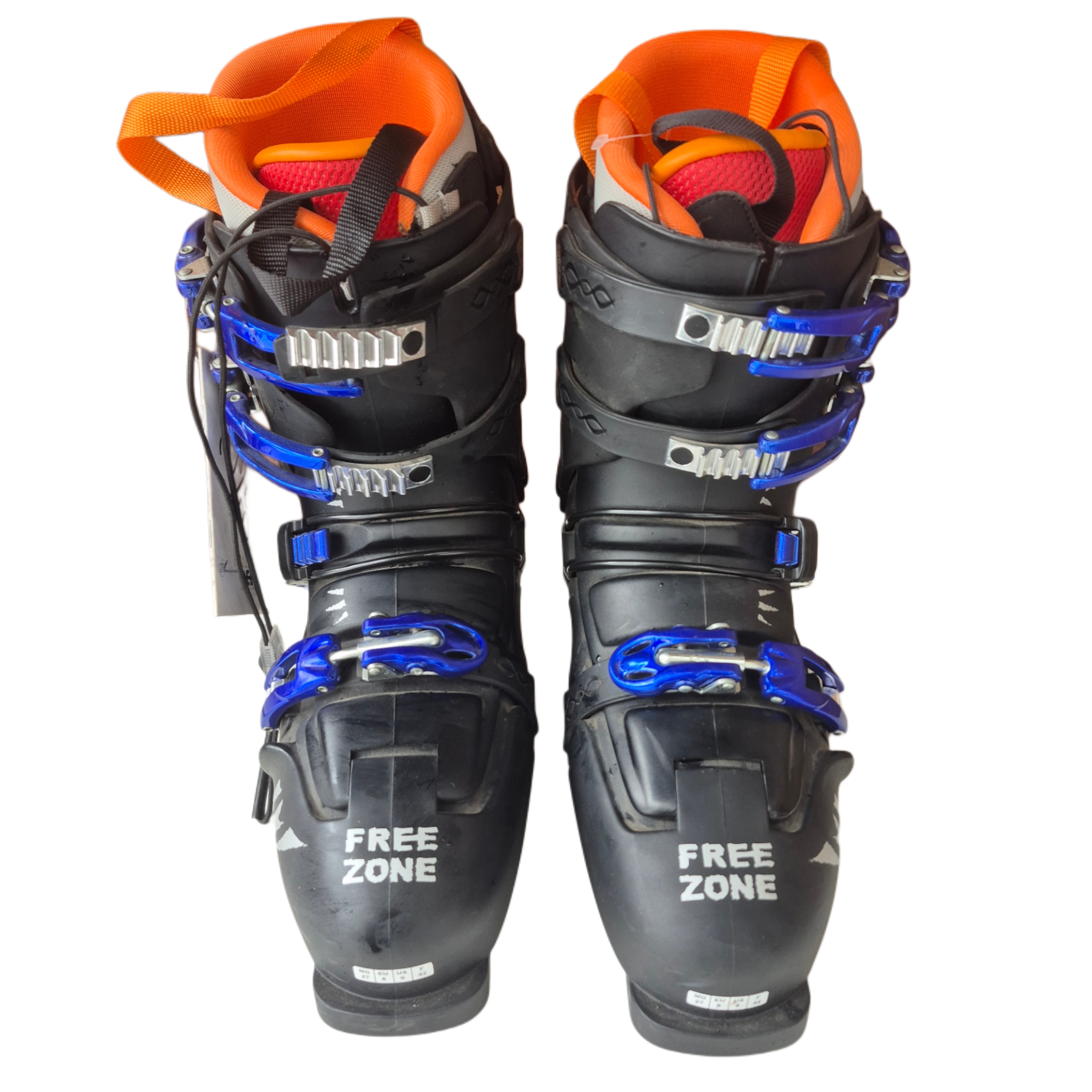 NOWE BUTY NARCIARSKIE HYBRYDOWE DEELUXE FREE ZONE BLACK/BLUE ROZMIAR 25CM