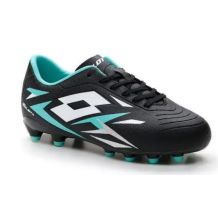 NOWE BUTY PIŁKARSKIE LOTTO SOLISTA 700 VI FG JR ALL BLACK/WHITE ROZMIAR 33/21CM