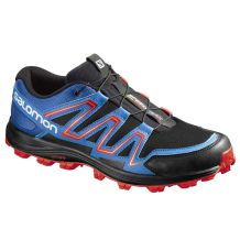 NOWE BUTY SALOMON SPEEDTRAK BLACK/BLUE YONDER/LAVA ROZMIAR 42 2/3- 27CM