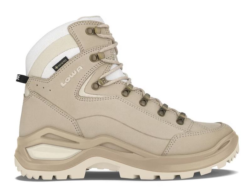 NOWE DAMSKIE BUTY LOWA RENEGADE EVO GTX MID WS CHAMPAGNE/PANNA ROZMIAR 38/MP 239MM