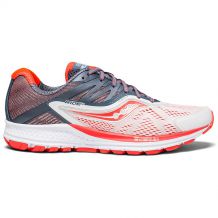 NOWE DAMSKIE BUTY SAUCONY RIDE 10 WMN WHITE/FOG/VIZ RED ROZMIAR  38/23,5 CM/UK 5