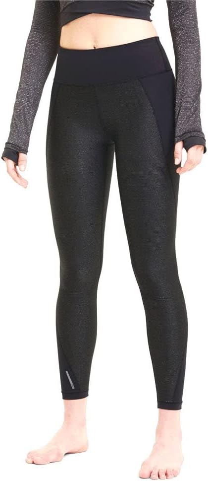 NOWE DAMSKIE LEGGINSY PUMA STUDIO METALLIC TIGHT 7/8 BLACK ROZMIAR S