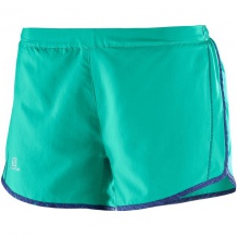 NOWE DAMSKIE SPODENKI SALOMON AGILE SHORT W DYNASTY GREEN/MEDIEVAL BLUE ROZMIAR XL