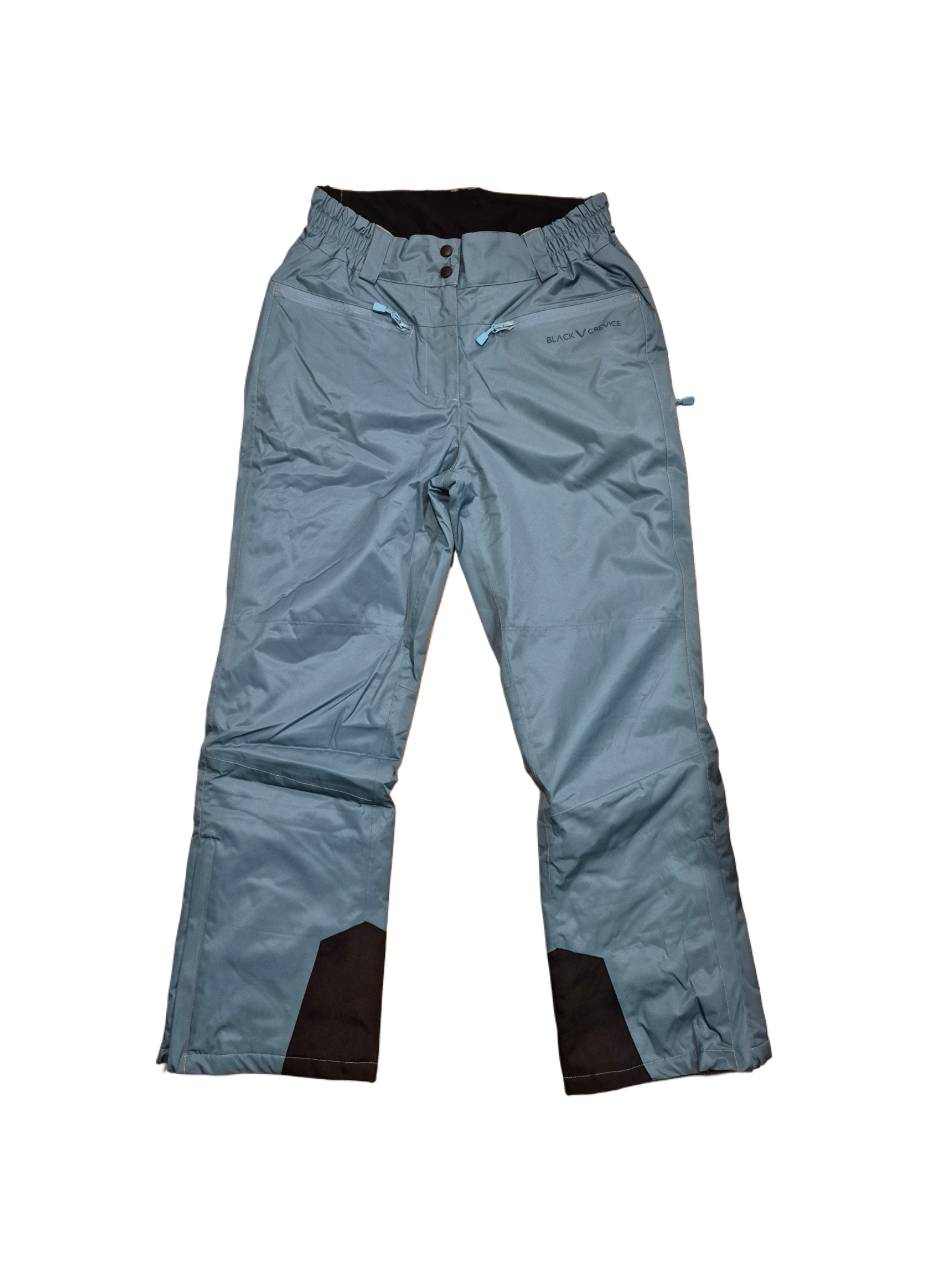 NOWE DAMSKIE SPODNIE NARCIARSKIE BLACK CREVICE SHINY TEAL ROZMIAR 38