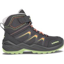 NOWE DZIECIĘCE BUTY LOWA MADDOX WARM GTX MID GRAPHITE/MINT ROZMIAR 31/19,5CM 