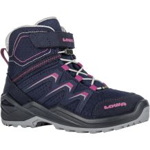 NOWE DZIECIĘCE BUTY LOWA MADDOX WARM GTX MID NAVY/PINK ROZMIAR 31/19,5CM 