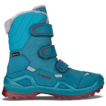 NOWE DZIECIĘCE BUTY LOWA MILO GTX HI TURQUOISE/PINK ROZMIAR 31/19,5CM 