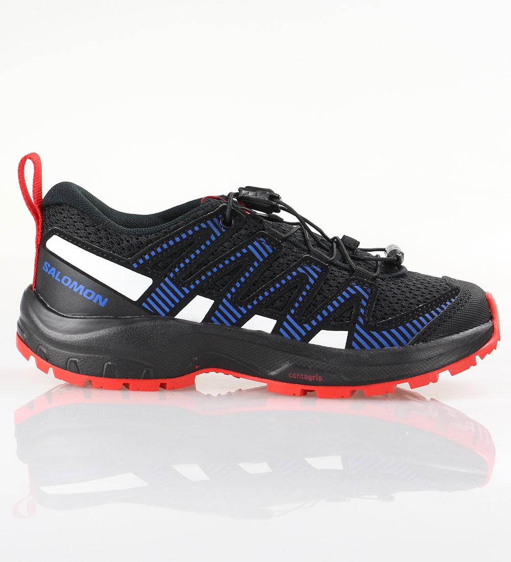 NOWE DZIECIĘCE BUTY SALOMON XA PRO V8 J BLACK/BLUE ROZMIAR 35/21.5CM