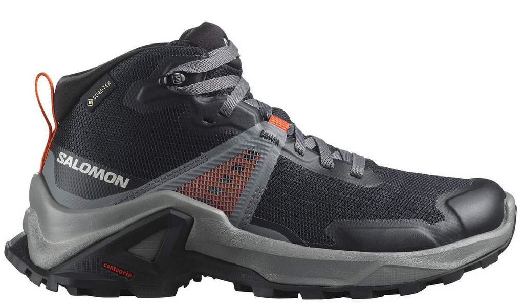 NOWE DZIECIĘCE BUTY SALOMON X RAISE MID GTX J BLACK/QUIET SHADE ROZMIAR 35/21.5CM