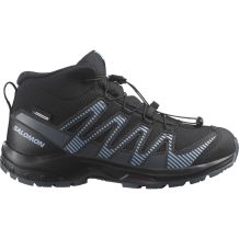NOWE DZIECIĘCE BUTY SALOMON XA PRO V8 MID J CSWP BLACK/DARK SLATE ROZMIAR 35/21.5CM