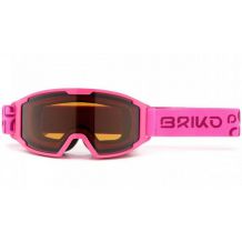 NOWE DZIECIĘCE GOGLE BRIKO SAETTA PINK PURPLE/ORANGE DL 2