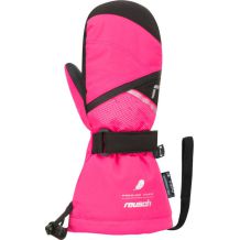 NOWE DZIECIĘCE RĘKAWICE NARCIARSKIE REUSCH KADEN DOWN R-TEX MITTEN PINK GLO ROZMIAR L (4-5 LATA)