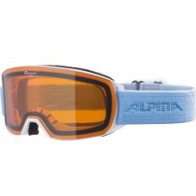 NOWE GOGLE ALPINA NAKISKA WHITE-SKY BLUE/DOUBLEFLEX HICON  s2