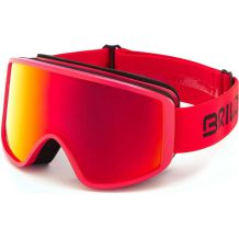 NOWE GOGLE BRIKO HOMER MATT CHAOS RED/ RED MIRROR CAT.2