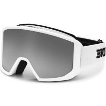 NOWE GOGLE BRIKO VULCANO MASK 2.0 WHITE MATT/ SILVER MIRROR CAT.2