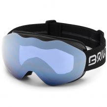  NOWE GOGLE BRIKO WAVE MATT BLACK - K SILVER BLUE MIRROR CAT.2
