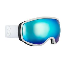 NOWE GOGLE POP EYES JOE WHITE - SILVER BLUE MIRROR DL CAT.2