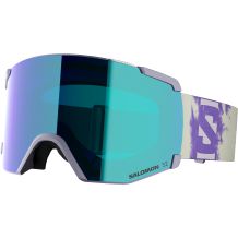 NOWE GOGLE SALOMON S/VIEW EVENING HAZE / SZYBA MID BLUE S2
