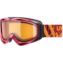 NOWE GOGLE UVEX G.GL 300 LGL DARKRED MATT - LASERGOLD LITE S1
