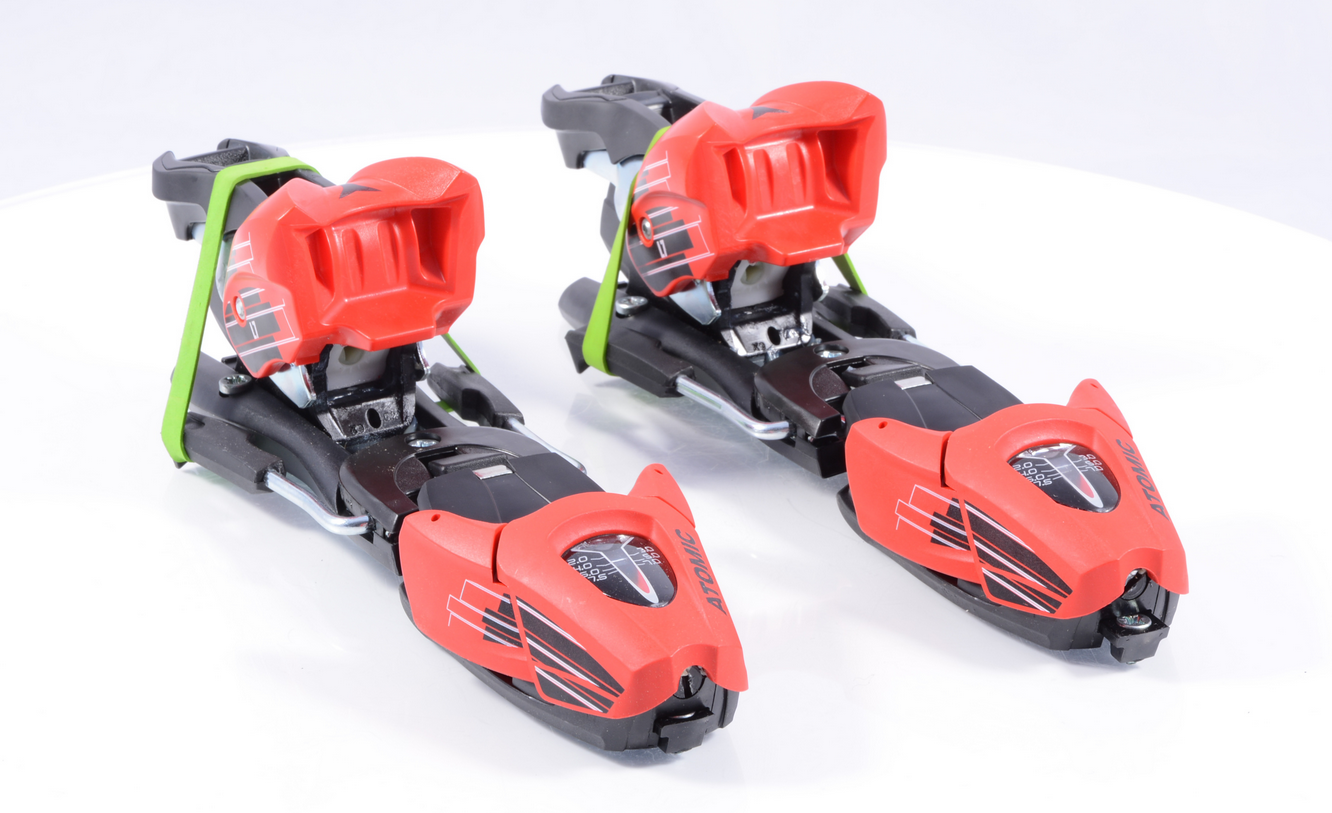 NOWE JUNIORSKIE WIĄZANIA NARCIARSKIE ATOMIC EL7 B75 RED