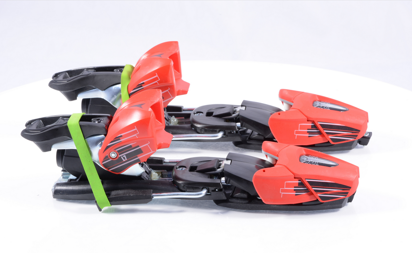 NOWE JUNIORSKIE WIĄZANIA NARCIARSKIE ATOMIC EL7 B75 RED