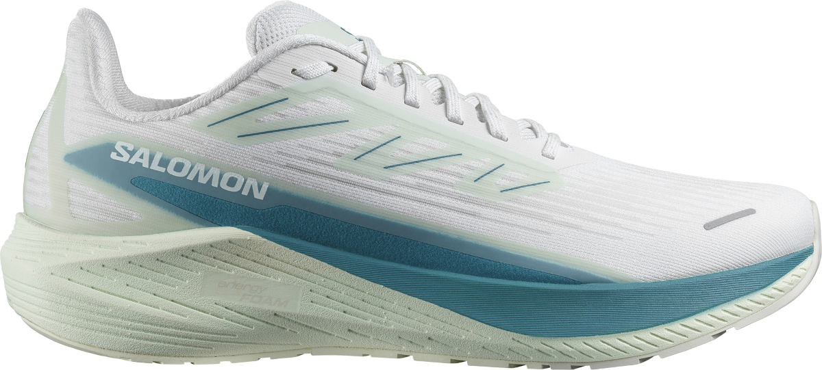 NOWE MĘSKIE BUTY SALOMON AERO BLAZE 2 WHITE/TAHITIAN TIDE/AQUA ROZMIAR 42 2/3 - 27CM