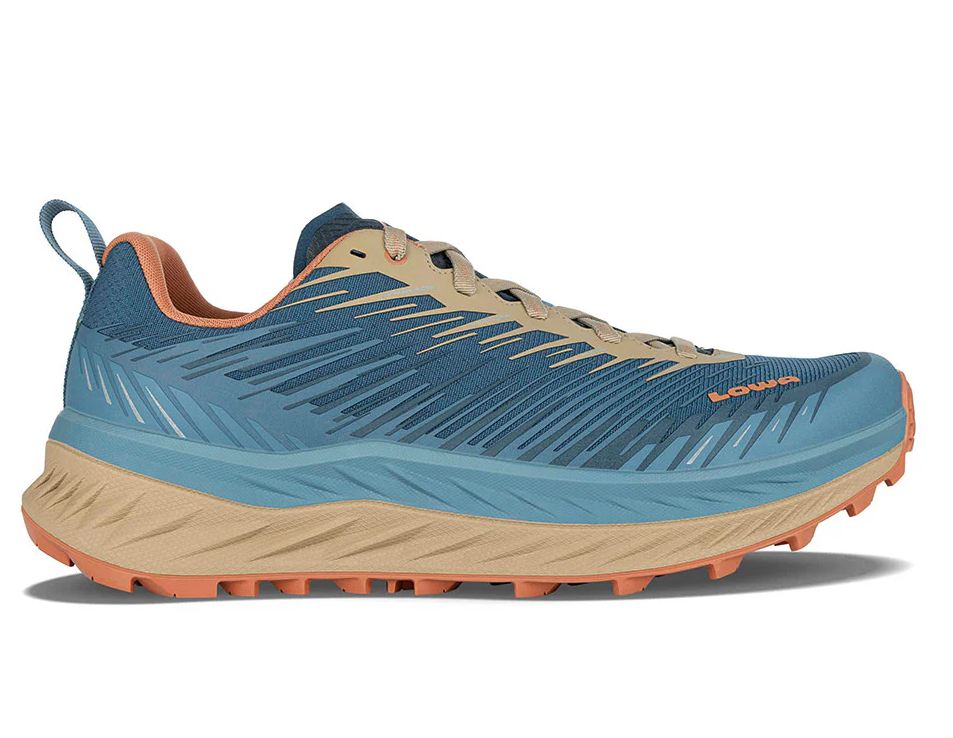 NOWE MĘSKIE BUTY TRAILRUNNING LOWA FORTUX STEEL BLUE/DUNE ROZMIAR 44/MP 277MM