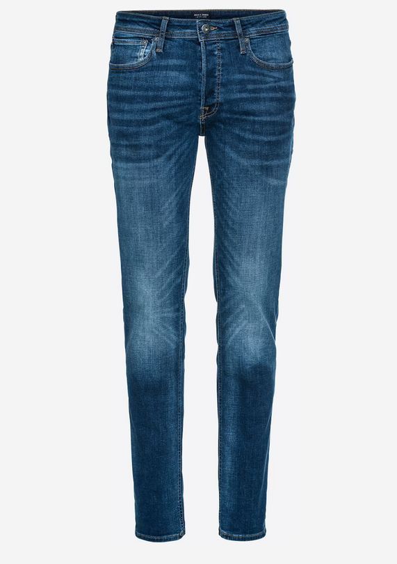 NOWE MĘSKIE SPODNIE JEANSY JACK&JONES TIM JJ BLUE DENIM ROZMIAR 27/32 XS