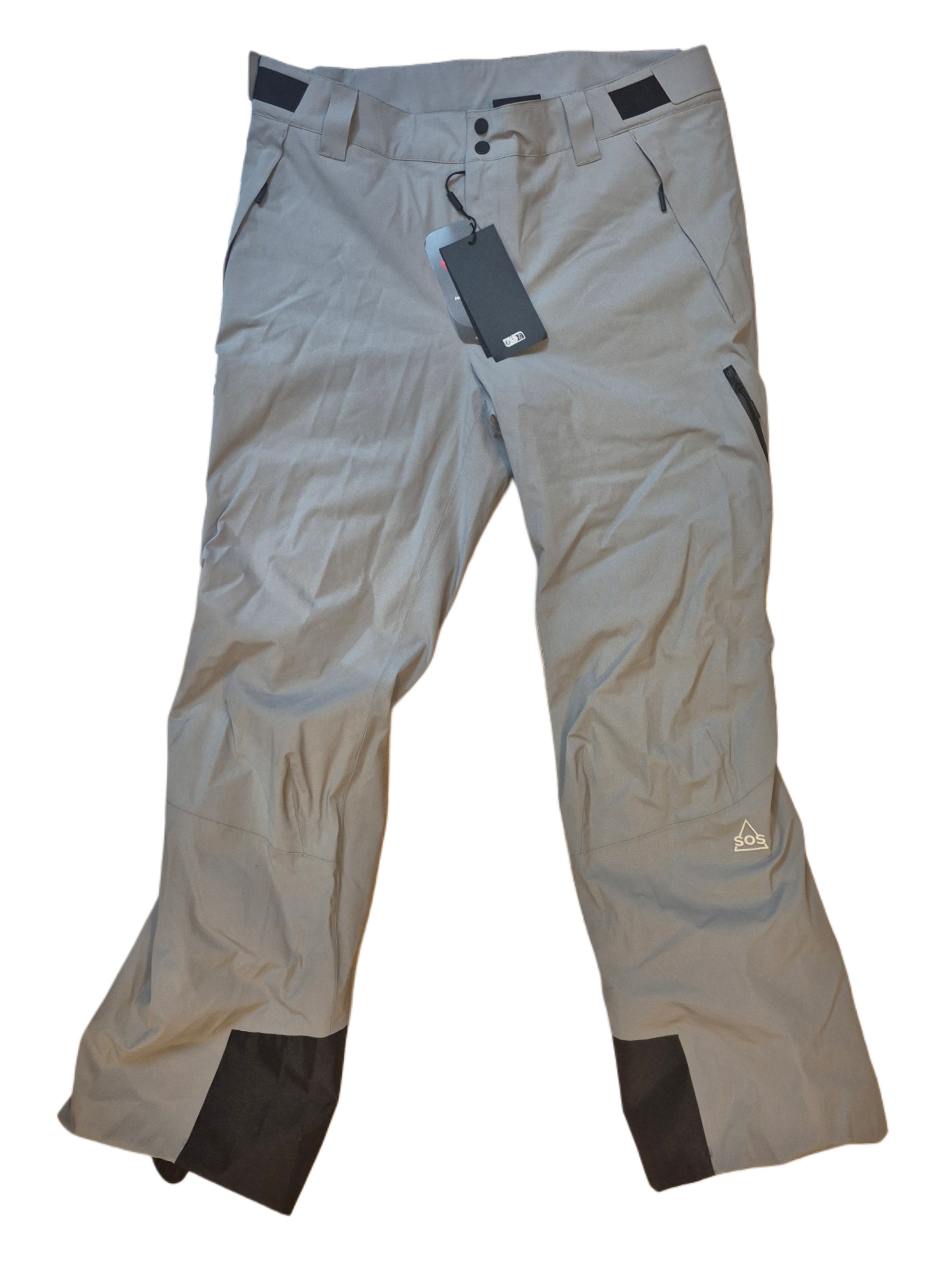 NOWE MĘSKIE SPODNIE SOS THE CERVINIA PANT LIGHT GREY ROZMIAR L 15/15K