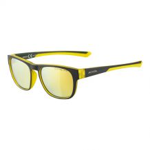 NOWE OKULARY ALPINA LINO II BLACK-NEON YELLOW TRANSPARENT MATT/SZKŁA YELLOW MIRROR CAT.3