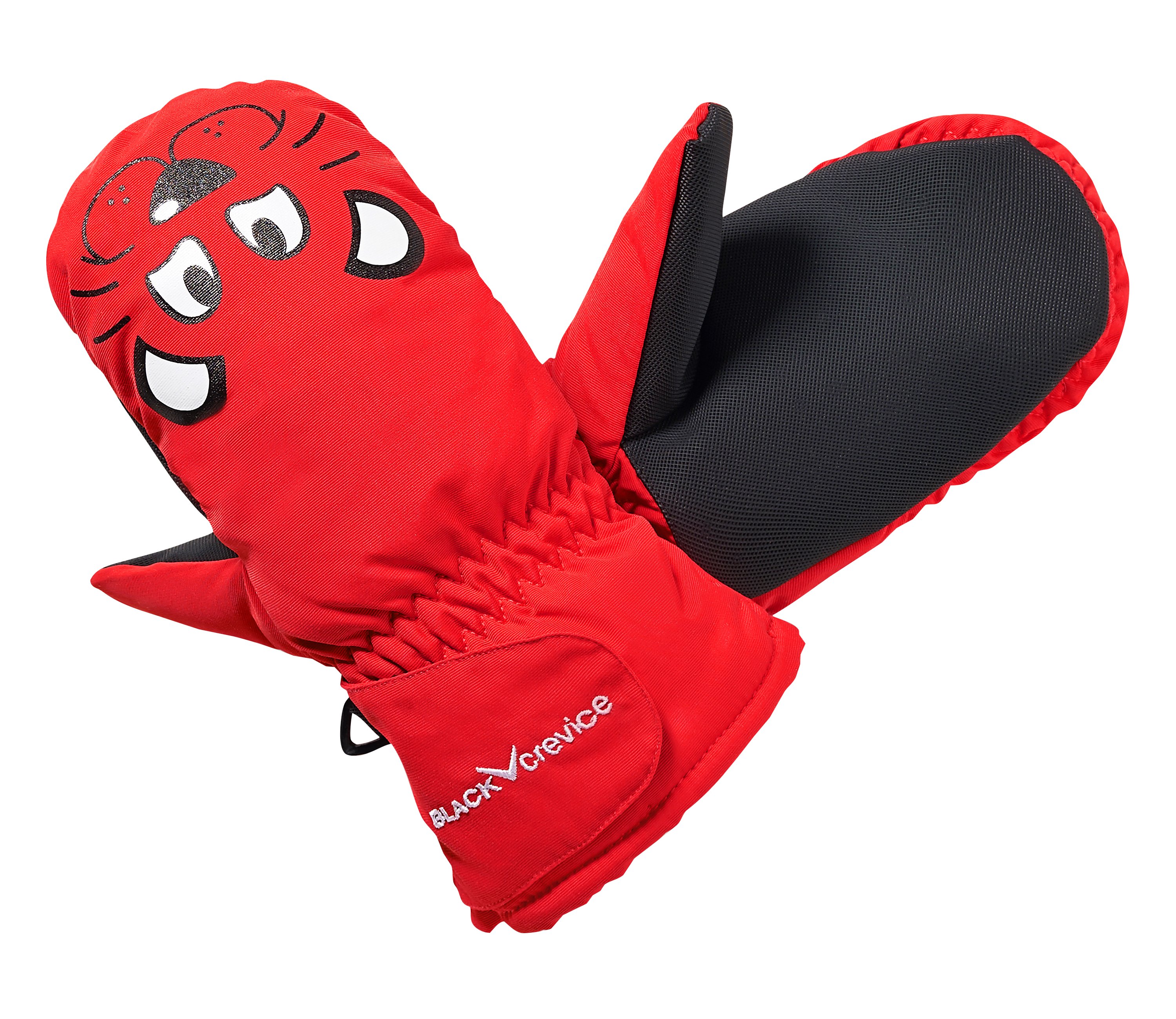 Nowe rękawiczki dziecięce Black Crevice Red kid, rozmiar S/1,5