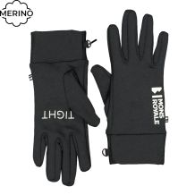 NOWE RĘKAWICE MONS ROYALE UNISEX ELEVATION WOOL FLEECE GLOVES BLACK ROZMIAR XL MERINO