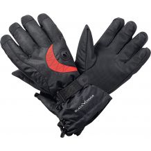 Nowe rękawice narciarskie Black Crevice black/red, rozmiar M/8