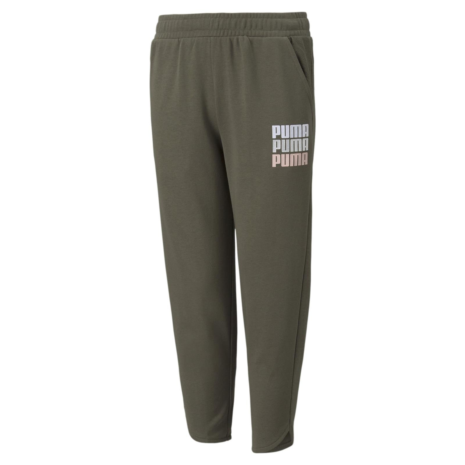 Nowe spodnie dziecięce Puma Alpha 7/8 Leaf, rozmiar 128