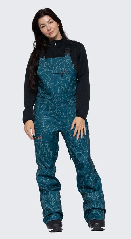 Nowe Spodnie L1 Nitro Loretta Overall Geo Print 20K/20K, rozmiar S