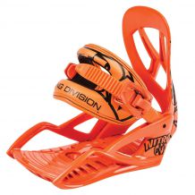 NOWE WIĄZANIA SNOWBOARD NITRO D.I.Y ORANGE ROZMIAR XS (17 - 22 CM/ EU 28-35)