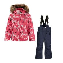 NOWY DZIECIĘCY ZESTAW ZIMOWY MCKINLEY THEA + TYLER PINK/NAVY NA WZROST 92CM