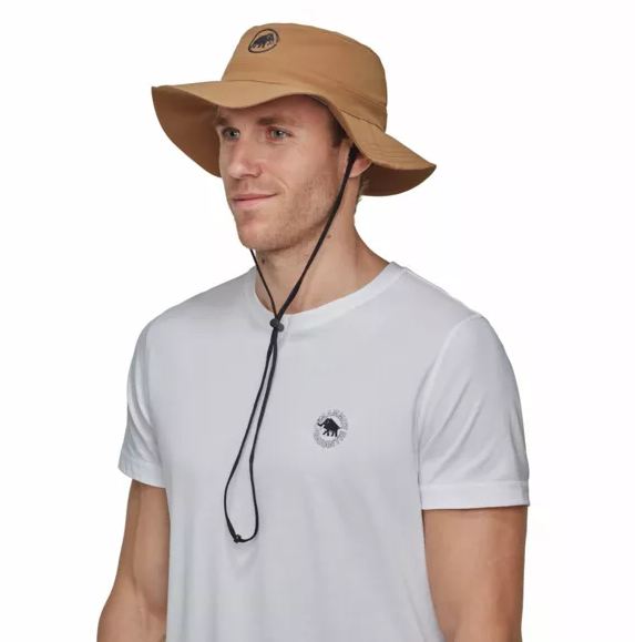 NOWY KAPELUSZ MAMMUT RUNBOLD HAT CLAYSTONE ROZMIAR L