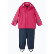 Nowy komplet przeciwdeszczowy Reima Tihku candy pink, rozmiar 98