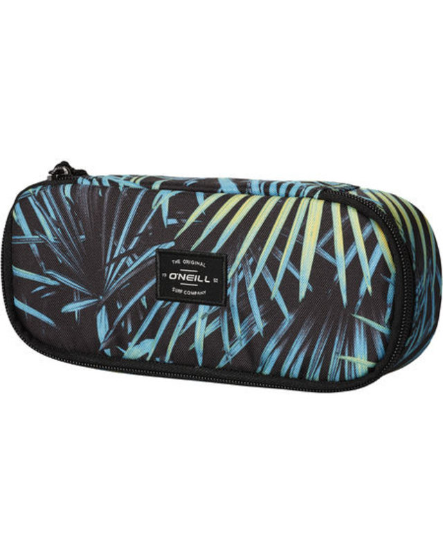 NOWY PIÓRNIK O\'NEILL BM BOX PENCIL CASE BLACK AOP WITH GREEN