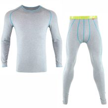 NOWY ZESTAW BIELIZNY LÖFFLER MEN SET LONG TRANSTEX WARM GREY MELANGE ROZMIAR 46/XS