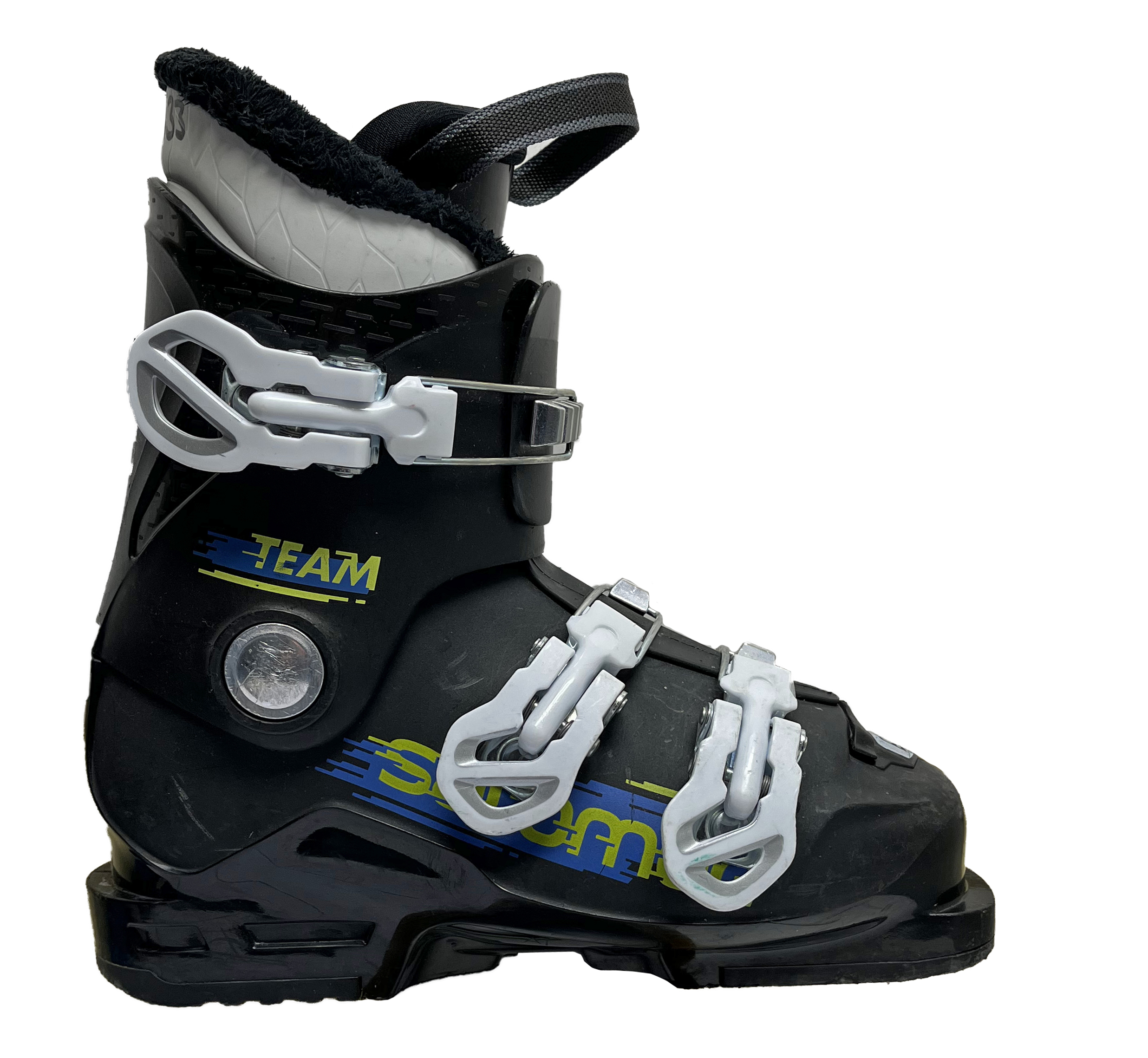 Potestowe buty narciarskie Salomon Team T3 Black/Blue, rozmiar 22/22,5