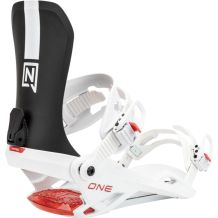 POWYSTAWOWE WIĄZANIA SNOWBOARD NITRO ONE BLACK-WHITE-RED ROZMIAR L (44-48 EU/29 - 32 CM) 2025