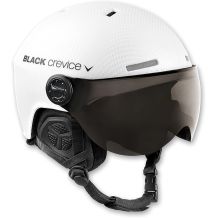 Powystawowy kask narciarski Black Crevice Gstaad White Carbon, rozmiar 54-57 cm