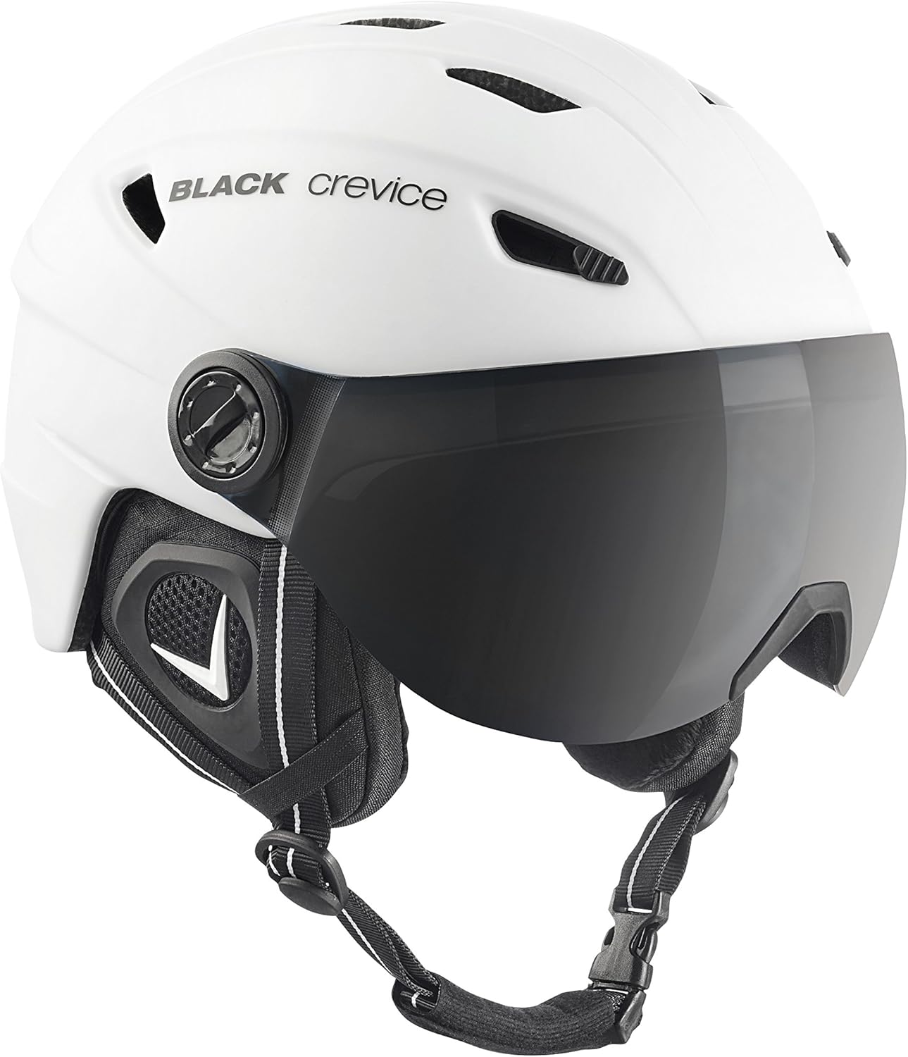 Powystawowy kask narciarski Black Crevice Silvretta White, rozmiar 57-58 cm